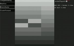 bitonic merge sort 可视化
