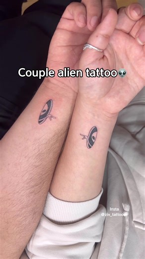 Unique Alien Tattoos for Couples | Recommended Tattoo Artist