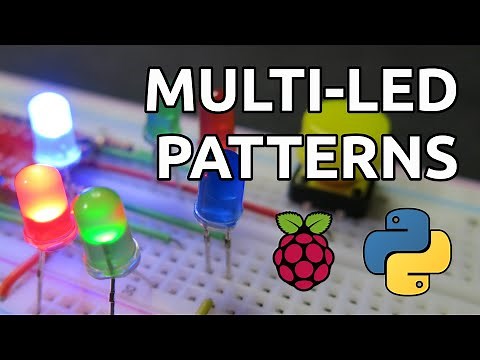 Multi-LED Patterns With Raspberry Pi GPIO and Python (Project Idea)