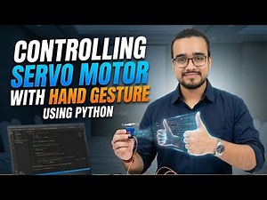 Controlling Servo motor with hand gesture using Python