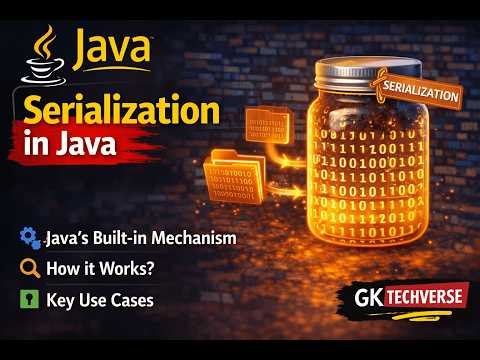 Serialization in Java Explained (Real Use Cases + Interview Questions) | GK TechVerse