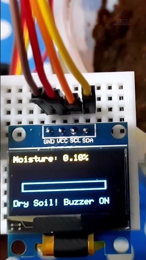 Smart Irrigation System demo using Soil Moisture Sensor 🌱| Arduino Project #shorts #arduino #project