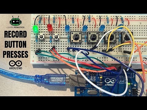Arrays & Sequences using Buttons, LEDs, & Arduino (DEMO)