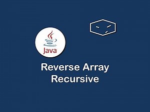 reverse array recursive in java