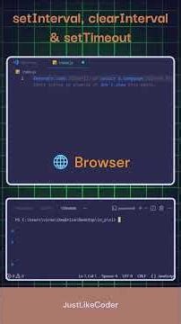 JS 9/100: setInterval, clearInterval & setTimeout Methods in JavaScript? #filter #coding #join