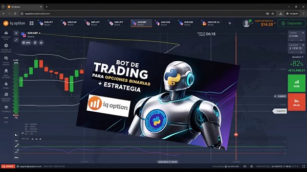 🔴 Python Trading Bot para Opciones Binarias en IQ OPTION | Operando de forma AUTOMATICA en IQ OPTION