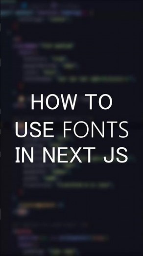 Fonts in Next.js Made Easy | Google & Custom Fonts