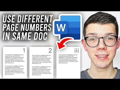How To Use Roman Numeral & Arabic/English Page Numbers On Same Word Document - Full Guide