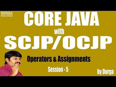 Core Java with OCJP/SCJP: Operators & Assignments Part-5 ||Assignment,conditional,new Operators