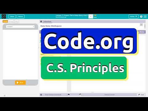 Code.org Lesson 9 & 10 Project Tell a Data Story Tutorial | Unit 9 Data C.S. Principles