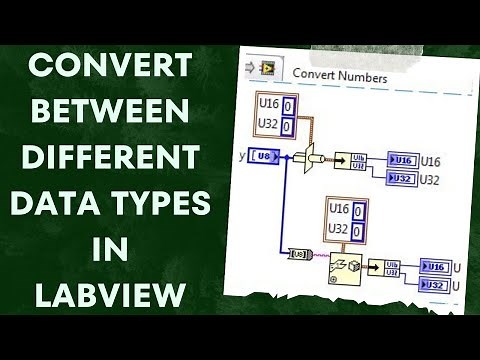 How to Convert between different data types in LabView