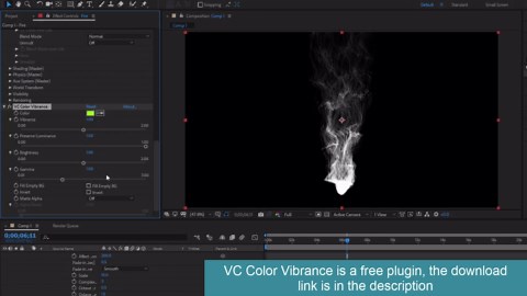 After Effects tutorial - Create realistic fire with Trapcode Particular - 110