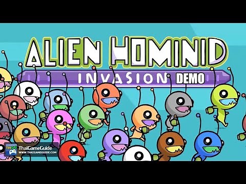 Alien Hominid Invasion (Demo) [Local Co-op Share Screen] : Co-op Campaign (Full Run)