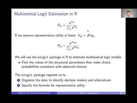 Week 4: Logit Model | Video 4: Multinomial Logit Model