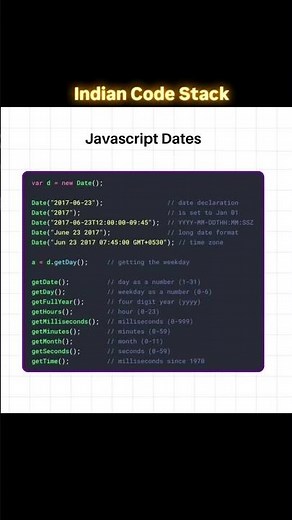 JavaScript Dates Explained | Working with Date & Time in JS #coding #javascript