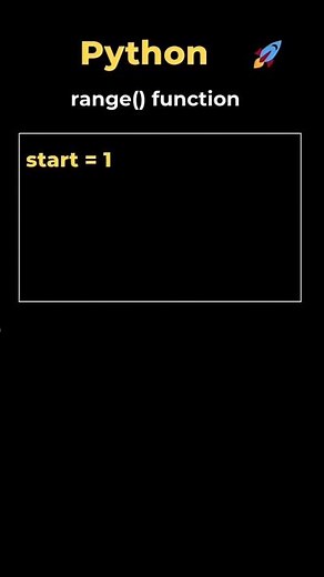 18. range() function in Python #coding #datascience
