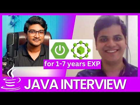 Java Interview Prep - Spring boot and Microservices interview questions for experienced | Live Mock