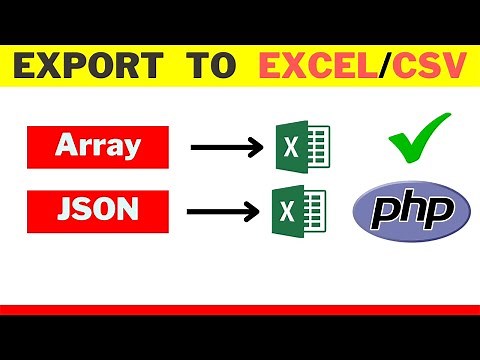 How to Export Array data to Excel/CSV File using JavaScript/jQuery ? PHP | Copy & Paste Code