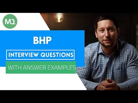 BHP Interview Questions with Answer Examples