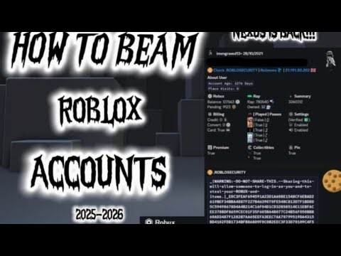 How to beam Roblox account (2025-2026) for educational purposes #subscribe #roblox
