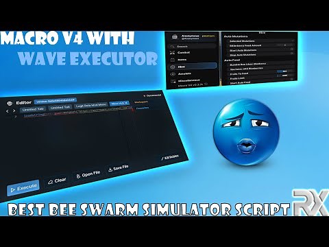 Using The Best Bee Swarm Simulator Script With Wave Executor I macroware #roblox #macrov4 #macroware