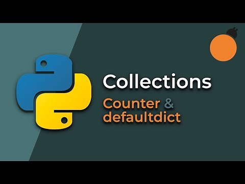 Python Collections - Counter and defaultdict