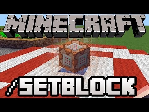 /setblock Command Tutorial and Wireless Redstone [Minecraft 1.8]