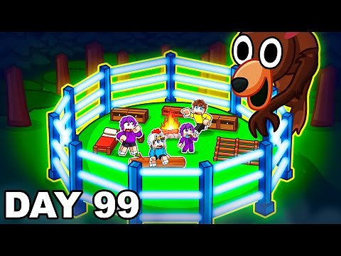 Using The NEW ALIEN TECH To Build The Most SECURE BASE In 99 Nights In The Forest!