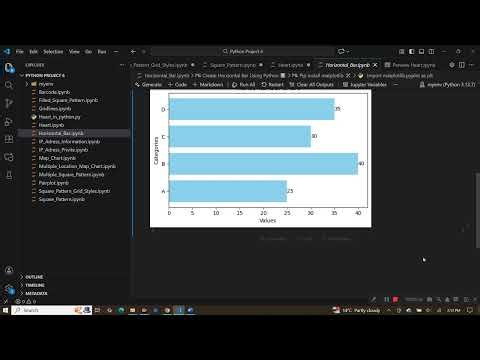 Create a Horizontal Bar Chart with Labels in Python | Matplotlib Tutorial