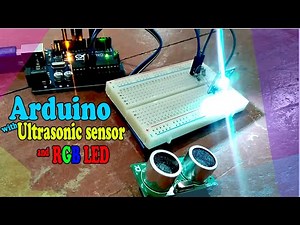 🚀 Arduino + Ultrasonic Sensor with RGB LED | DIY Electronics Project 🚀