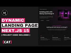 Building a Dynamic Website Landing Page With Next.js 15 and Strapi 5 Headless CMS [ Code Included ]