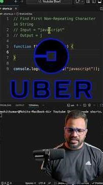 First Non-Repeating Character - Javascript Interview #dsa #interview #coding