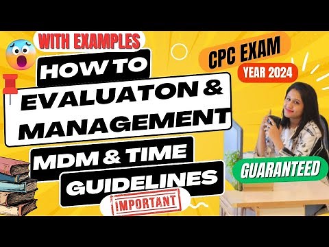How to Code Evaluation and Management | Part 2 - MDM & Time Guidelines for 2024