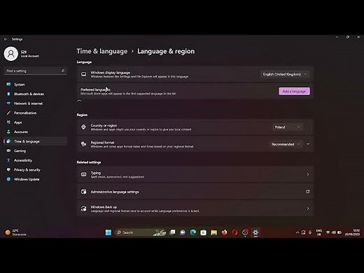 How To Change Display Language on Windows 11?