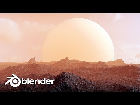 Create an Alien Planet Landscape in Blender 2.8 (Beginner Tutorial)