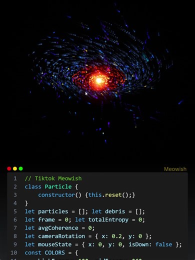 Creating Stunning Galaxy Animation with HTML and JavaScript