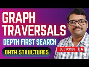 DEPTH FIRST SEARCH(DFS) | GRAPH TRAVERSALS - DATA STRUCTURES