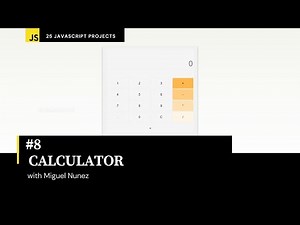 #8 of 25 Beginner Projects - HTML, CSS, & JavaScript - Calculator ( Responsive Design )