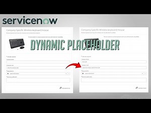ServiceNow - How to Dynamically Update HTML Placeholders in Scripts (in Service Portal)