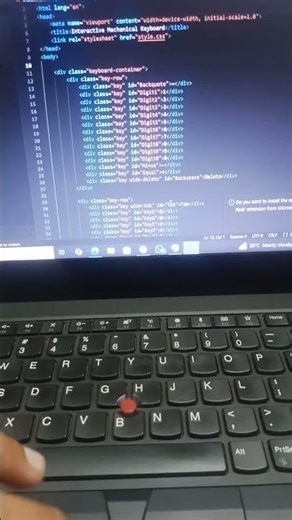 Building a Fully Interactive Mechanical Keyboard UI | HTML, CSS & JavaScript Tutorial
