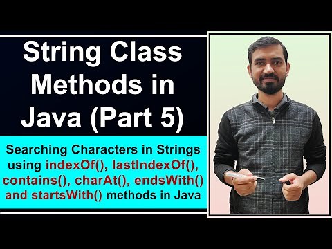 Searching Characters in Strings Hindi || String Methods In Java by Deepak