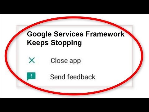 How To Fix Google Services Framework Keeps Stopping Error || Android Mobile