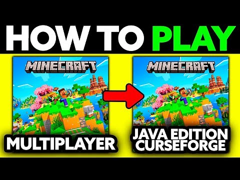 How To Play Multiplayer in Minecraft Java Edition CurseForge (2025) - Step by Step