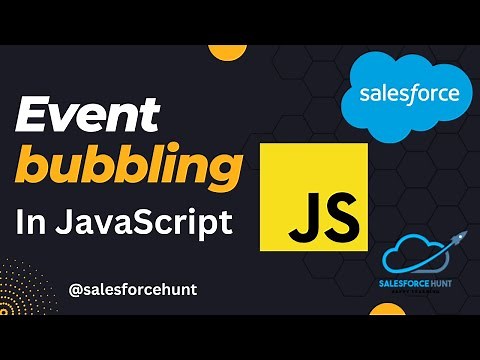 Mastering Event Bubbling in Salesforce LWC with JavaScript ‪@SalesforceHunt‬ | #lwc | #javascript