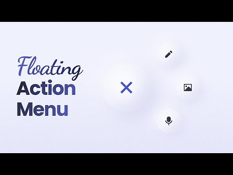 ✨ Floating Action Menu Button Using HTML CSS & JavaScript | CSS Neumorphism