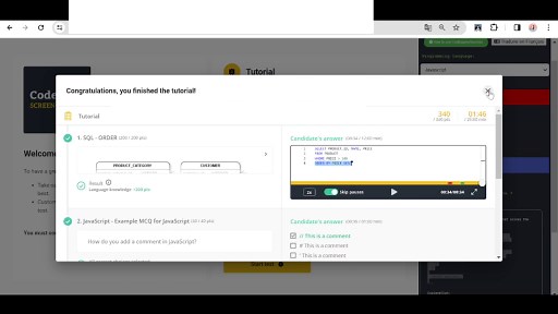 Tuto CodingameSuccess pour les solutions aux tests Codingame
