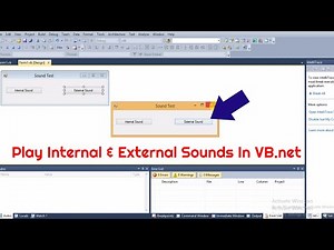 How to play system sound in vb net Internal Sound and External Sound | Play Music In Vb.net