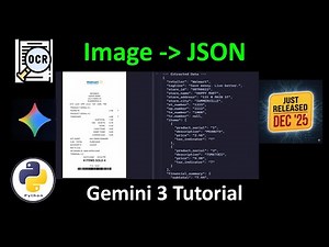 How to Use Gemini 3 for FREE OCR in 5 Minutes (Python API Tutorial): Image to JSON