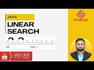 Linear Search in Java