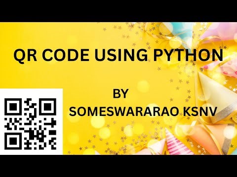 QR CODE USING PYTHON
